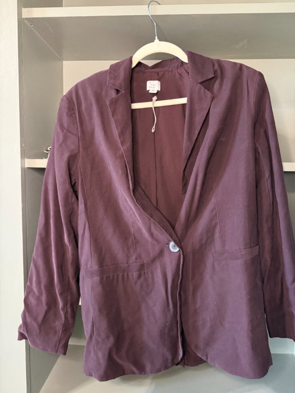 A New Day Chocolate Blazer - XS